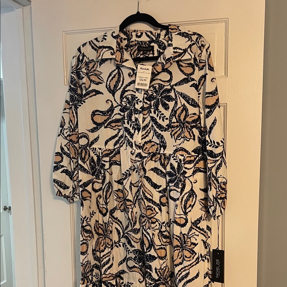 Rachel Zoe Dresses & Skirts - Rachel Zoe Navy and Peach Floral Dress